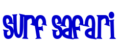 Surf Safari Schriftart